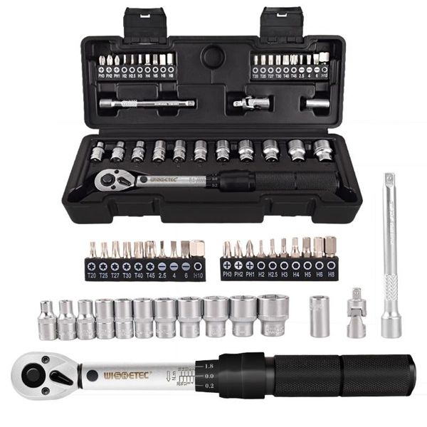 professional hand tool sets 2-20nm 1/4 preset torque wrench socket bit 35pcs household utility kit toolbox multi-tool bicycle fix
professional hand tool sets 2-20nm 1/4 preset torque wrench socket bit 35pcs household utility kit toolbox multi-tool bicycle fix