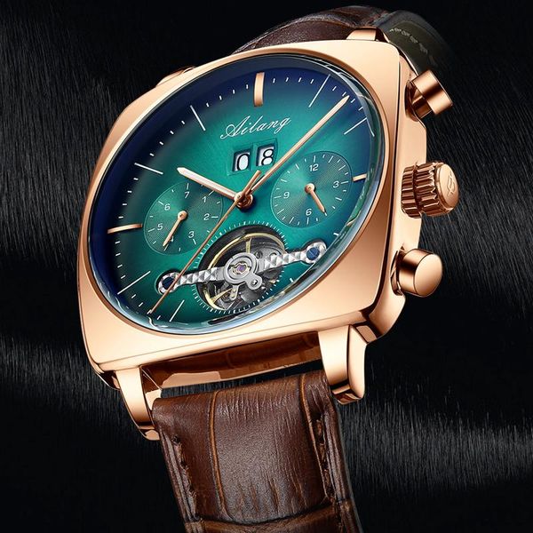 wristwatches ailang men watch mechanical automatic watches chronograph square wrist tourbillon mens sports waterproof relojes hombre, Slivery;brown
wristwatches ailang men watch mechanical automatic watches chronograph square wrist tourbillon mens sports waterproof relojes hombre, Slivery;brown
