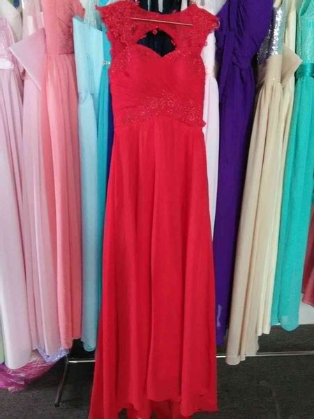 bridesmaid dress arrival dark red lace appliques long es pleats formal gown floor-length vestidos de novia, White;pink
bridesmaid dress arrival dark red lace appliques long es pleats formal gown floor-length vestidos de novia, White;pink