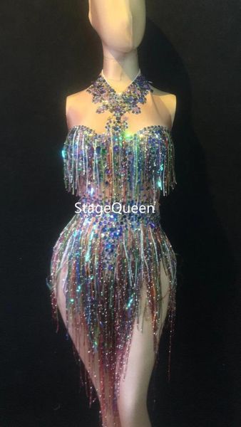 women's jumpsuits & rompers colorful fringes rhinestones bodysuit women stage dance costume nightclub female singer show bright leotard, Black;white
women's jumpsuits & rompers colorful fringes rhinestones bodysuit women stage dance costume nightclub female singer show bright leotard, Black;white