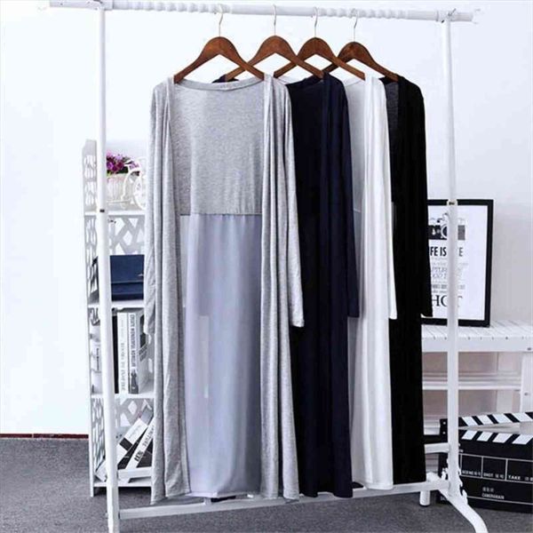 women thin long cardigans summer sweater autumn casual chiffon patchwork modal cardigan jacket female sleeve coat outwear a1481, White;black
women thin long cardigans summer sweater autumn casual chiffon patchwork modal cardigan jacket female sleeve coat outwear a1481, White;black