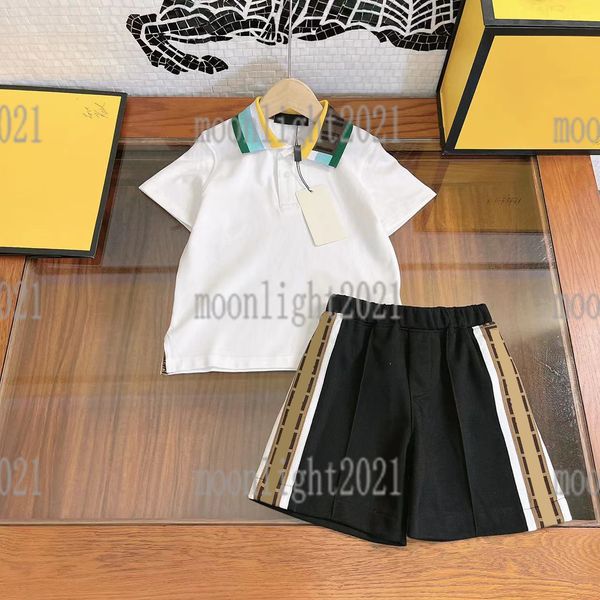 22ss summer boys ff polo t shirts+shorts sets casual sports suits cotton tracksuits short sleeve color childrens suit brand clothing cotton, White
22ss summer boys ff polo t shirts+shorts sets casual sports suits cotton tracksuits short sleeve color childrens suit brand clothing cotton, White