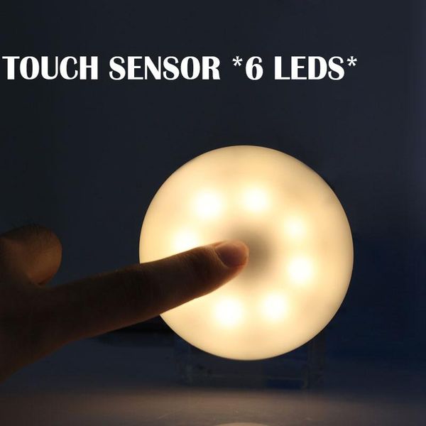 night lights usb charged touch sensor light magnetic base wall lamp circle portable dimming 6 leds
night lights usb charged touch sensor light magnetic base wall lamp circle portable dimming 6 leds