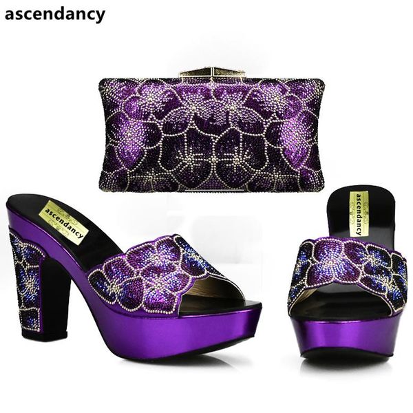 latest purple african matching shoes and bags italian in women for with dress, Black
latest purple african matching shoes and bags italian in women for with dress, Black