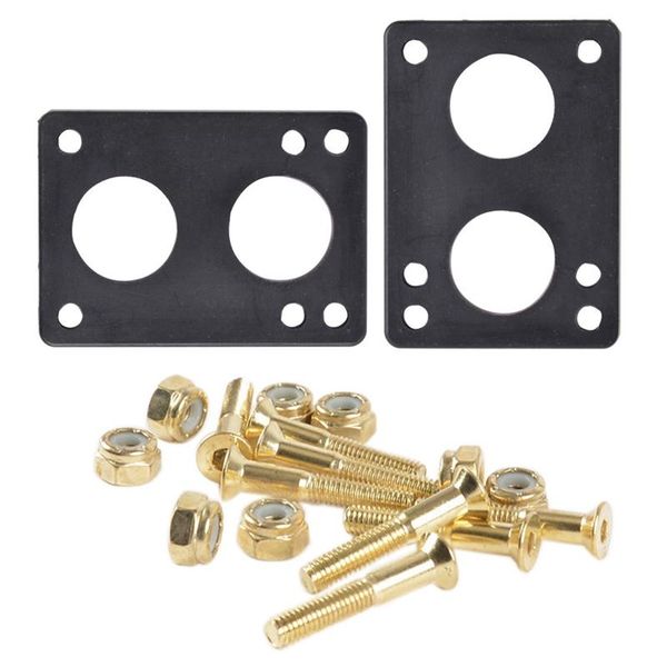 2pcs skateboard riser pad longboard rubber risers pads with 8pcs 29mm truck screws set skateboarding
2pcs skateboard riser pad longboard rubber risers pads with 8pcs 29mm truck screws set skateboarding