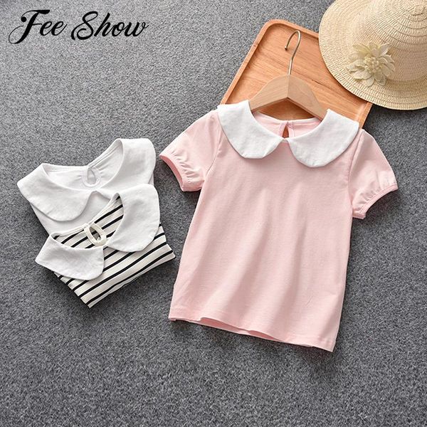 t-shirts summer school girls striped short sleeve cotton t shirt baby toddler girl white blouse kids children clothes, Blue
t-shirts summer school girls striped short sleeve cotton t shirt baby toddler girl white blouse kids children clothes, Blue