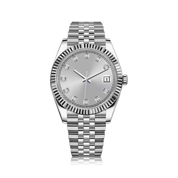 men's automatic mechanical luxury watch requin brand new st9 stainless steel silver gray diamond dial 126334 grooved bezel date just 28, Slivery;brown
men's automatic mechanical luxury watch requin brand new st9 stainless steel silver gray diamond dial 126334 grooved bezel date just 28, Slivery;brown
