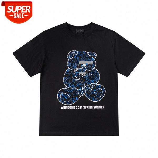 we11done w bear letter printing oversized round neck short sleeve t-shirt #to6i, White;black
we11done w bear letter printing oversized round neck short sleeve t-shirt #to6i, White;black