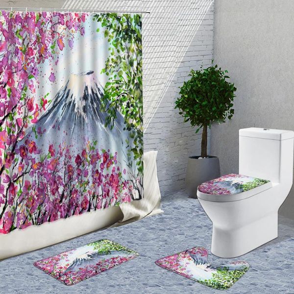 shower curtains japanese style mount fuji cherry tree green leaves landscape watercolor painting sets bath mat rug toilet decor
shower curtains japanese style mount fuji cherry tree green leaves landscape watercolor painting sets bath mat rug toilet decor