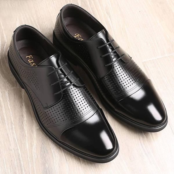 dress shoes four seasons men's 2021 fashion trend round toe leather riverside lace-up low-business black 1055-1
dress shoes four seasons men's 2021 fashion trend round toe leather riverside lace-up low-business black 1055-1