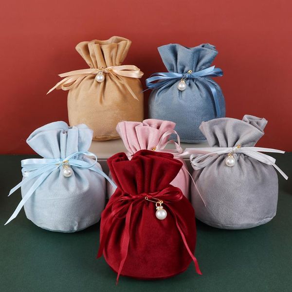 gift wrap 1pcs luxury velvet bags with pearl string christmas birthday party cooikes candy boxes jewelry sachet
gift wrap 1pcs luxury velvet bags with pearl string christmas birthday party cooikes candy boxes jewelry sachet
