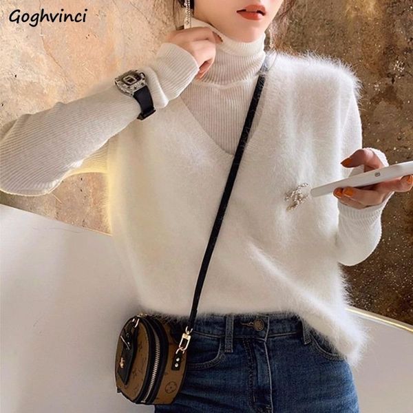 women's vests sweater women soft plush v-neck temperament korean style ulzzang female office lady trendy waistcoat elegant, Black;white
women's vests sweater women soft plush v-neck temperament korean style ulzzang female office lady trendy waistcoat elegant, Black;white