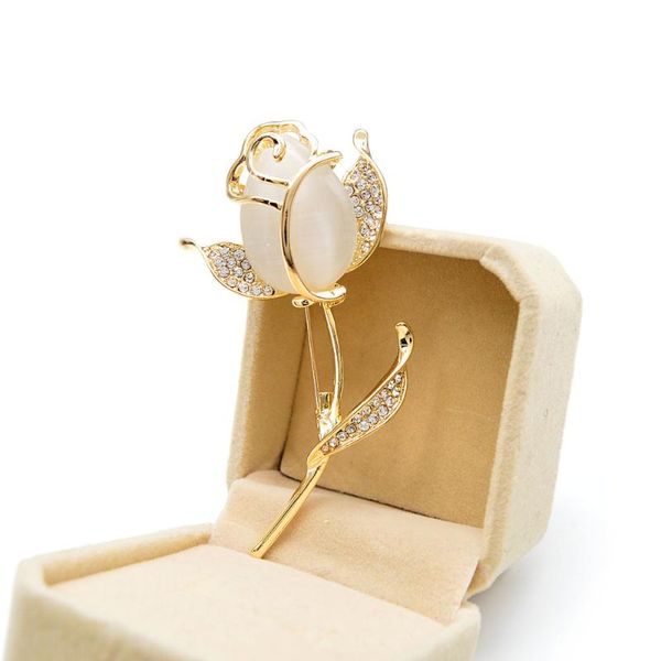 pins, brooches classic crystal-studded tulip-studded flower brooch women's fashion elegant rhinestone jewelry high quality, Gray
pins, brooches classic crystal-studded tulip-studded flower brooch women's fashion elegant rhinestone jewelry high quality, Gray