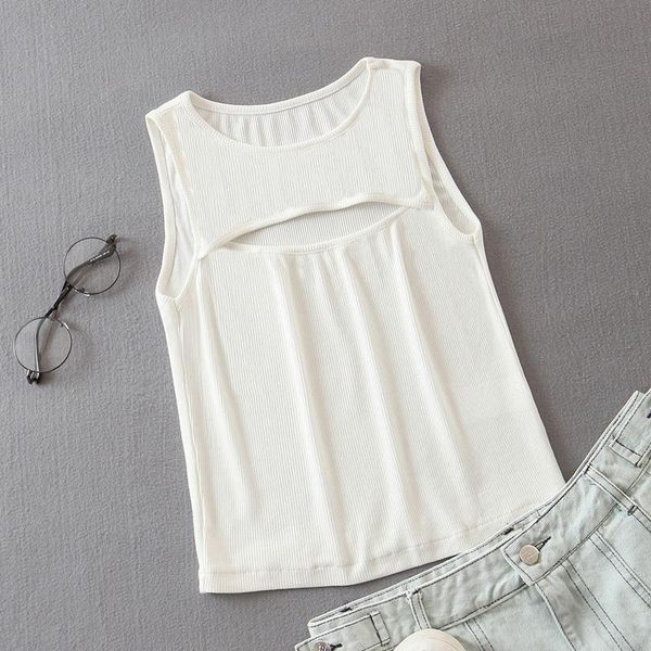 women's tanks & camis harada casual solid o neck women fashion hollow out tank elegant summer loose female ladies ead, White
women's tanks & camis harada casual solid o neck women fashion hollow out tank elegant summer loose female ladies ead, White
