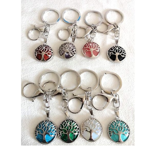 tree of life pattern reiki healing natural stone keychains chakra amethyst pink rose crystal key rings keyrings women men jewelry, Silver
tree of life pattern reiki healing natural stone keychains chakra amethyst pink rose crystal key rings keyrings women men jewelry, Silver