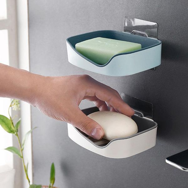 soap dishes self adhesive rack wall mounted double layer holder drain sponge box dish storage plate bathroom accessories
soap dishes self adhesive rack wall mounted double layer holder drain sponge box dish storage plate bathroom accessories