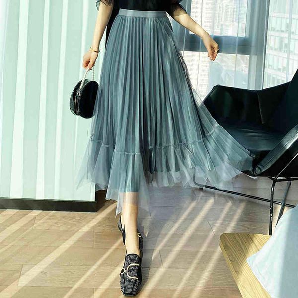 blazers double side wearing women 2021 spring ruffles mesh pleated long elastic high waist fashion hawii chic brown skirt, Black
blazers double side wearing women 2021 spring ruffles mesh pleated long elastic high waist fashion hawii chic brown skirt, Black