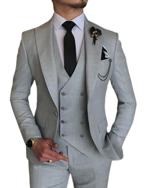 men's suits & blazers solovedress mensuits double breasted business meeting party wedding suit jacket vest pants customization, White;black
men's suits & blazers solovedress mensuits double breasted business meeting party wedding suit jacket vest pants customization, White;black