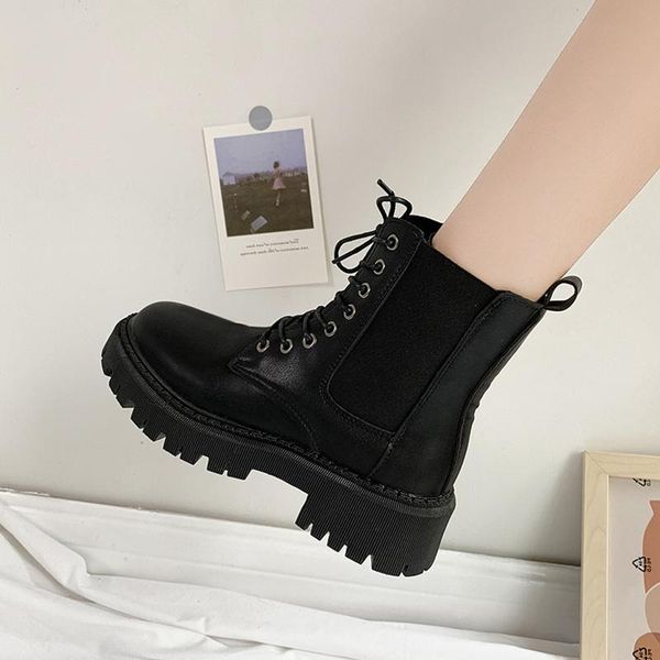 boots women 2021 shoes lace up luxury designer round toe med ladies summer autumn rock fashion lolita ankle basic pu cross-t, Black
boots women 2021 shoes lace up luxury designer round toe med ladies summer autumn rock fashion lolita ankle basic pu cross-t, Black