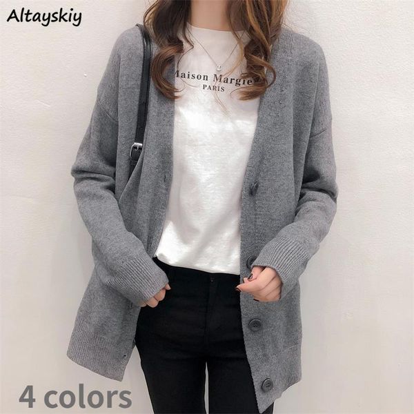 women's knits & tees cardigan women v-neck spring 4 colors elegant retro basic female all-match simple kintwear cozy leisure ulzzang ou, White
women's knits & tees cardigan women v-neck spring 4 colors elegant retro basic female all-match simple kintwear cozy leisure ulzzang ou, White