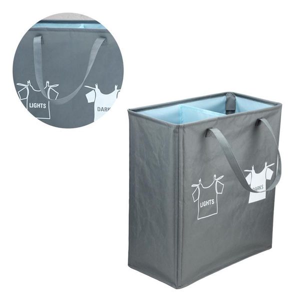 1pc laundry basket foldable household reusable double lattice washable storage container for home office el bags
1pc laundry basket foldable household reusable double lattice washable storage container for home office el bags