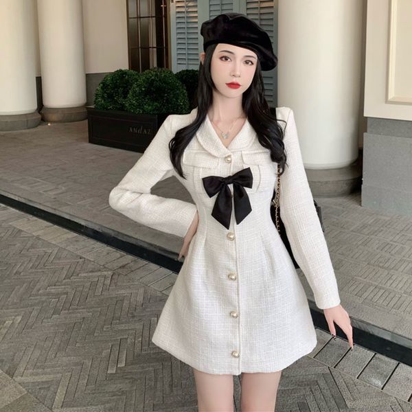 costumes dress female bow french waist closing slim long sleeve dress 2021 autumn winter new white grace long sleeve a word dresses, Black
costumes dress female bow french waist closing slim long sleeve dress 2021 autumn winter new white grace long sleeve a word dresses, Black