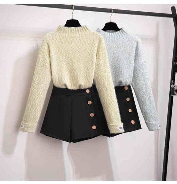 two piece dress 2-piece set, women's sweater and plaid skirt, tight sportswear, spring autumn, White
two piece dress 2-piece set, women's sweater and plaid skirt, tight sportswear, spring autumn, White
