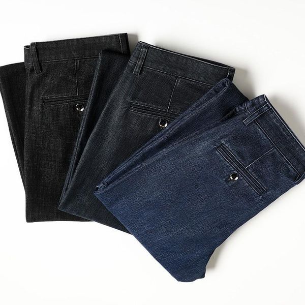 men's jeans autumn thick baggy pants trousers straight men jean homme denim casual leg loose fit black blue 95c4
men's jeans autumn thick baggy pants trousers straight men jean homme denim casual leg loose fit black blue 95c4