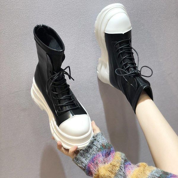 boots women thick bottom shoes chunky platform ankle for 2021 autumn winter zipper lace up short botas zapatos de mujer, Black
boots women thick bottom shoes chunky platform ankle for 2021 autumn winter zipper lace up short botas zapatos de mujer, Black