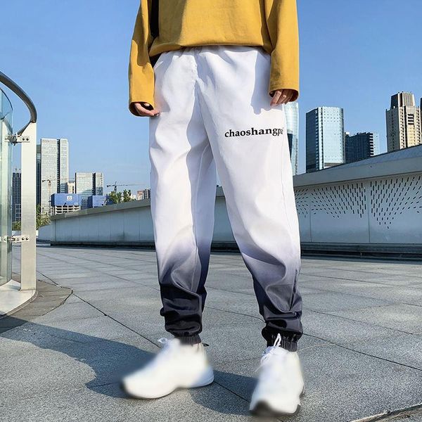 men's pants men's male trousers hip hop long jogger stylish loose elastic waist, Black
men's pants men's male trousers hip hop long jogger stylish loose elastic waist, Black