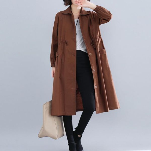 women's trench coats buykud spring autumn winter women coat casual cotton long sleeve pockets single breasted turn-down collar adjustab, Tan;black
women's trench coats buykud spring autumn winter women coat casual cotton long sleeve pockets single breasted turn-down collar adjustab, Tan;black