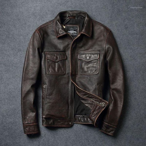 men's leather & faux genuine jacket men vintage motorcycle cow coat short plus size jaqueta couro 066 yy449, Black
men's leather & faux genuine jacket men vintage motorcycle cow coat short plus size jaqueta couro 066 yy449, Black