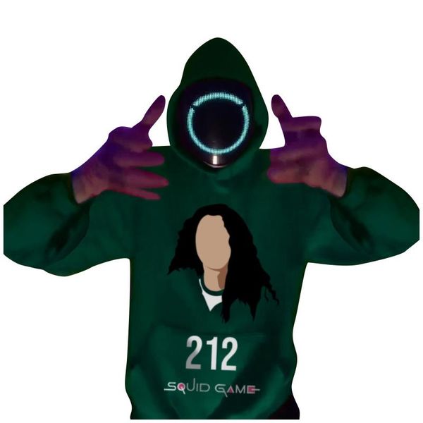 men's hoodies & sweatshirts women's squid game costume hooded pullover korea fun print long sleeve pocket christmas harajuku, Black
men's hoodies & sweatshirts women's squid game costume hooded pullover korea fun print long sleeve pocket christmas harajuku, Black