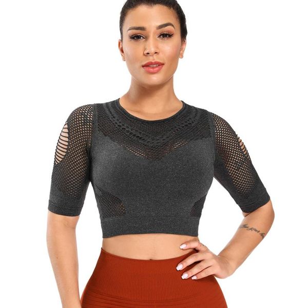 yoga outfit hollow beauty back shirt short sleeve sports breathable shockproof profession high-intensity running fitness clothes
yoga outfit hollow beauty back shirt short sleeve sports breathable shockproof profession high-intensity running fitness clothes