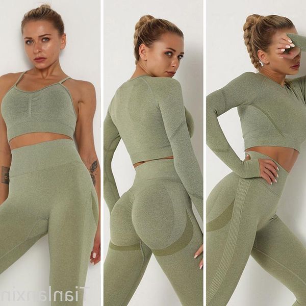 yoga outfit women seamless set sports suit for workout fitness high waist clothes woman activewear
yoga outfit women seamless set sports suit for workout fitness high waist clothes woman activewear