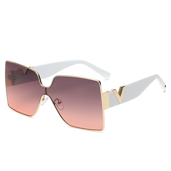 sunglasses vintage oversized square women fashion luxury brand designer siamese metal big frame gradient cute sun glasses uv400, White;black
sunglasses vintage oversized square women fashion luxury brand designer siamese metal big frame gradient cute sun glasses uv400, White;black