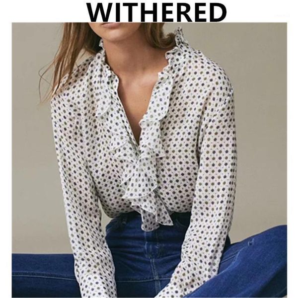 withered autumn blouse women england style office lady fashion elegant ruffles print casual blusas mujer de moda 2021 shirt, White
withered autumn blouse women england style office lady fashion elegant ruffles print casual blusas mujer de moda 2021 shirt, White
