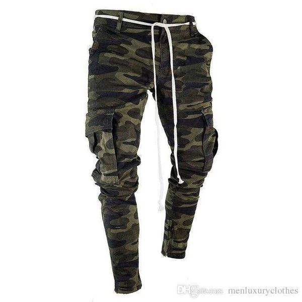 men's jeans big pockets striped zipper design slim jean pants mens camouflage pencil designer fashion p4w4, Blue
men's jeans big pockets striped zipper design slim jean pants mens camouflage pencil designer fashion p4w4, Blue