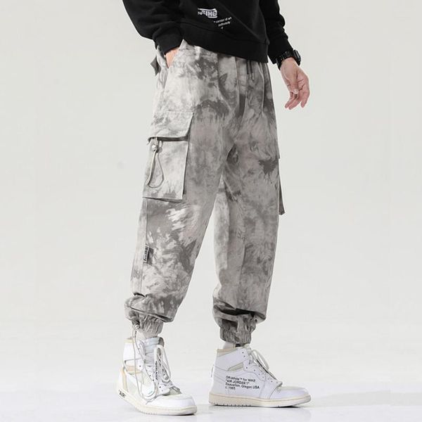 autumn multi-pocket cargo pants camouflage tie-dye harem elastic drawstring cotton trousers fashion joggers male men's, Black
autumn multi-pocket cargo pants camouflage tie-dye harem elastic drawstring cotton trousers fashion joggers male men's, Black