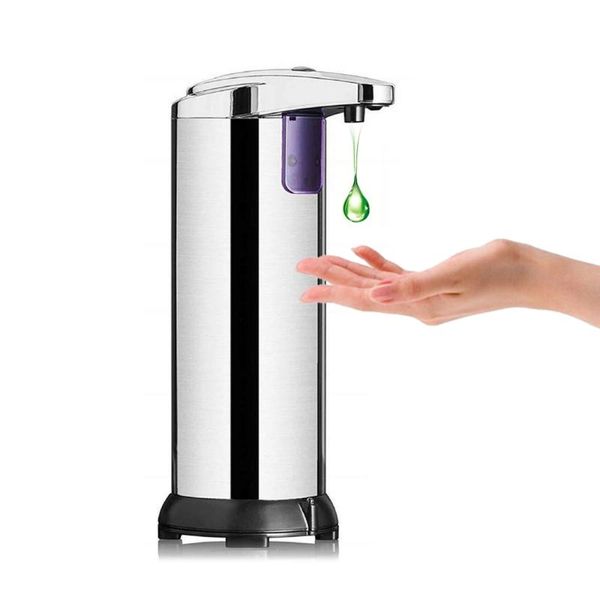 280ml automatic soap dispenser stainless steel shower hands-infrared sensor for liquid outdoor gadgets
280ml automatic soap dispenser stainless steel shower hands-infrared sensor for liquid outdoor gadgets