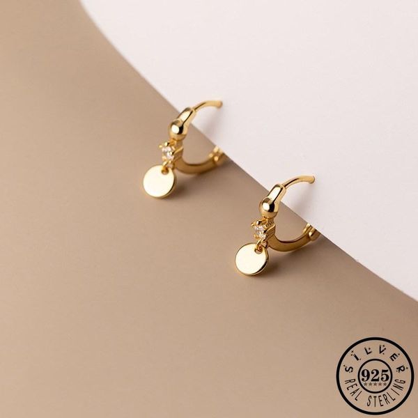 hoop & huggie 925 sterling silver small ear rings earings geometric round shape gold color plated zircon earrings jewelry for women, Golden;silver
hoop & huggie 925 sterling silver small ear rings earings geometric round shape gold color plated zircon earrings jewelry for women, Golden;silver