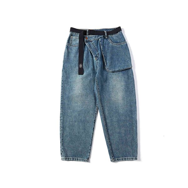 men's jeans japanese original diagonal buckle three-dimensional large pocket baggy jeans men ixdk, Blue
men's jeans japanese original diagonal buckle three-dimensional large pocket baggy jeans men ixdk, Blue