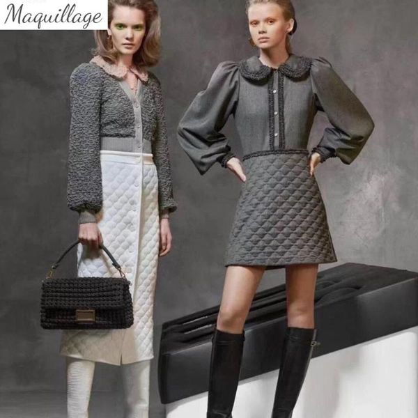 women's knits & tees runway design fashion seersucker short style cardigans for women 2021 autumn lantern sleeve v-neck solid color swe, White
women's knits & tees runway design fashion seersucker short style cardigans for women 2021 autumn lantern sleeve v-neck solid color swe, White