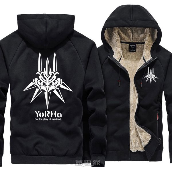 men's casual shirts nier automata hoodie yorha no. 2 type b cosplay women men warm coat jacket winter thick zip up hooded sweatshirt kl, White;black
men's casual shirts nier automata hoodie yorha no. 2 type b cosplay women men warm coat jacket winter thick zip up hooded sweatshirt kl, White;black
