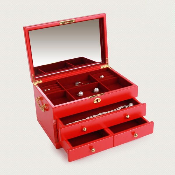 jewelry pouches, bags classical fashion women red color leather box makeup organizer storage case 200806-21, Pink;blue
jewelry pouches, bags classical fashion women red color leather box makeup organizer storage case 200806-21, Pink;blue