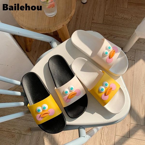 bailehou cartoon cute duck women summer slippers causal indoor home slip on sandals shoes beach flip flops slides, Black
bailehou cartoon cute duck women summer slippers causal indoor home slip on sandals shoes beach flip flops slides, Black