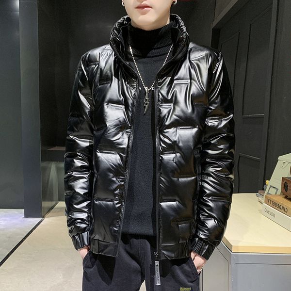 2021 new short trend leisure simple warm men's white duck down winter korean et, Black
2021 new short trend leisure simple warm men's white duck down winter korean et, Black