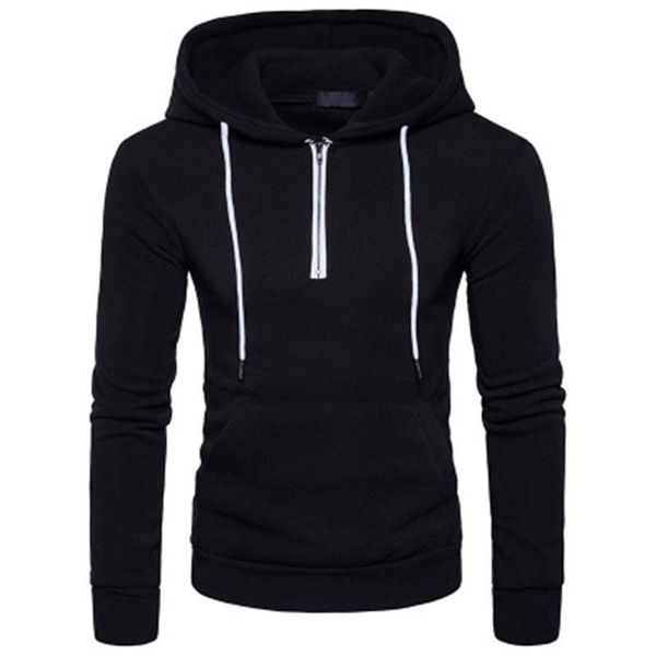 zipper solid colors man hoodies fashion trend long sleeve sports casual pullover designer autumn male loose casual hooded sweatshirts, Black
zipper solid colors man hoodies fashion trend long sleeve sports casual pullover designer autumn male loose casual hooded sweatshirts, Black