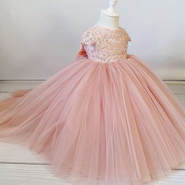 2021 blush pink lace flower girl dresses ball gown beaded cap sleeves tulle lilttle kids birthday pageant weddding gowns zj674, White;blue
2021 blush pink lace flower girl dresses ball gown beaded cap sleeves tulle lilttle kids birthday pageant weddding gowns zj674, White;blue