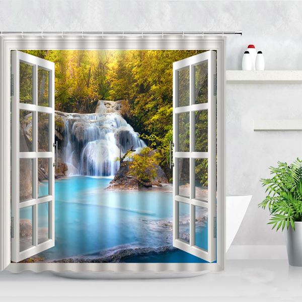 waterfall landscape decor home screens hooks bathroom curtain creative natural scenery waterproof fabric shower curtains sets
waterfall landscape decor home screens hooks bathroom curtain creative natural scenery waterproof fabric shower curtains sets